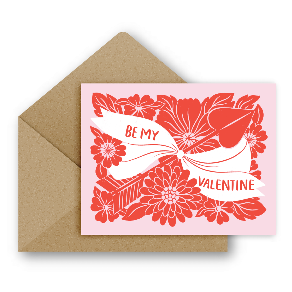Be My Valentine Greeting Card