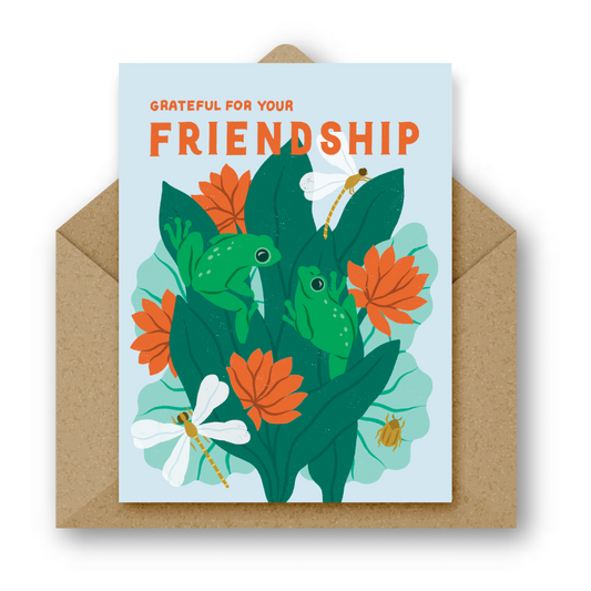 Frog Friendship Greeting Card