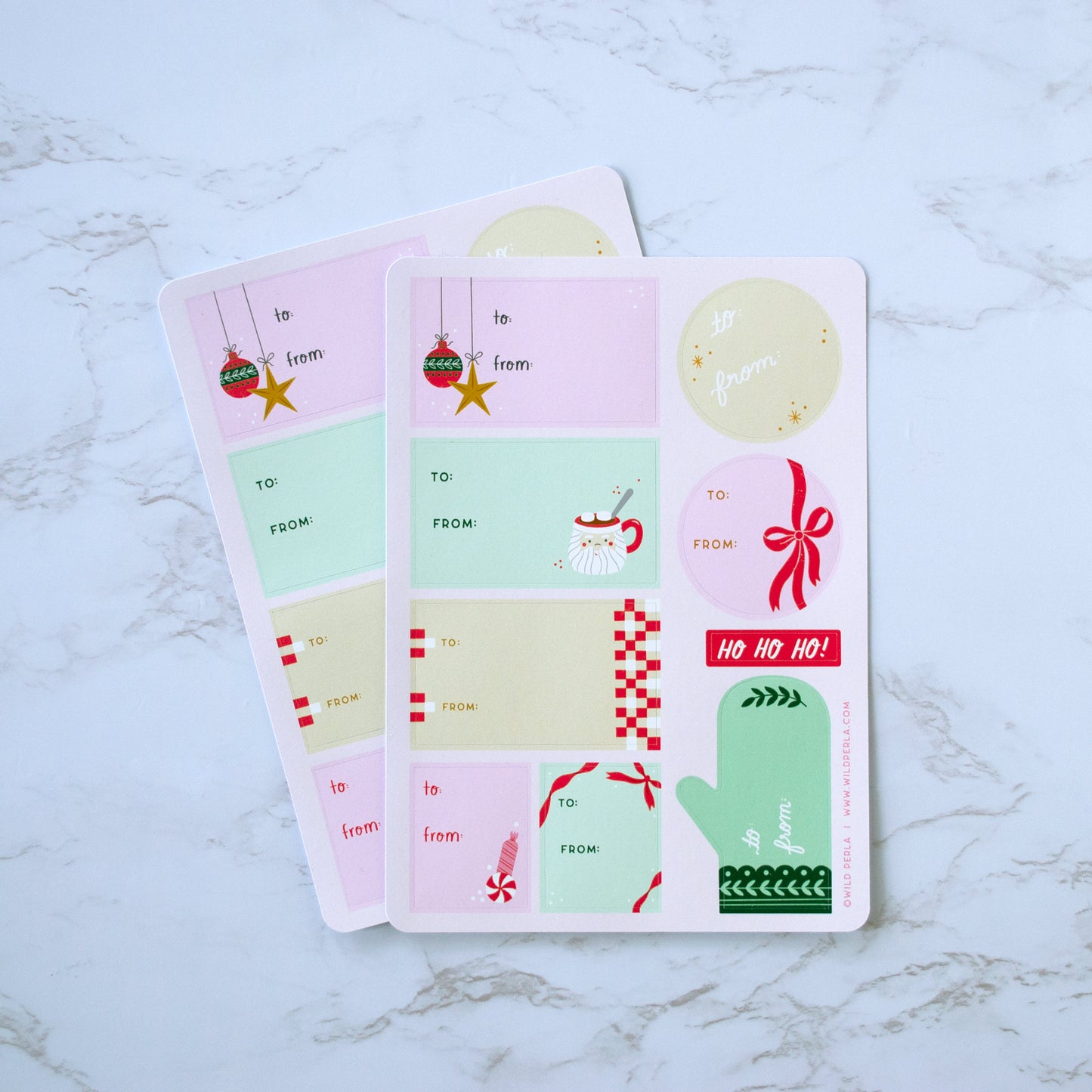 Peel And Stick Christmas Gift Labels