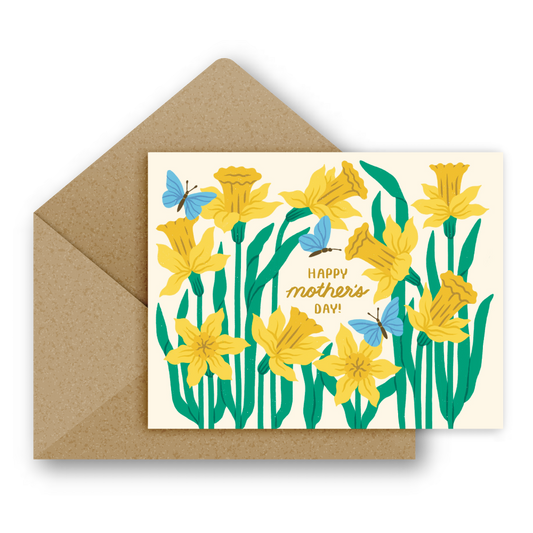 Mother's Day Daffodils Greeting Card