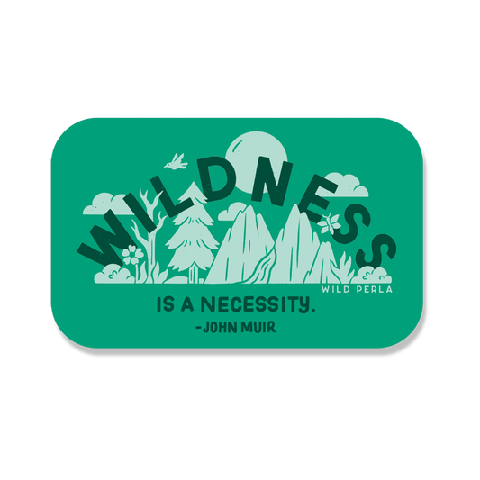 Wildness Nature Die Cut Sticker