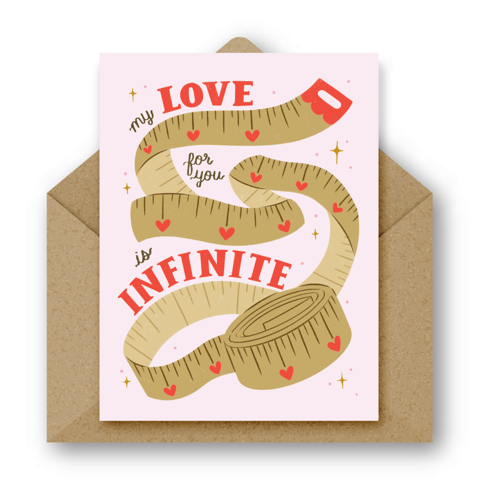 Infinite Love Greeting Card – Wild Perla