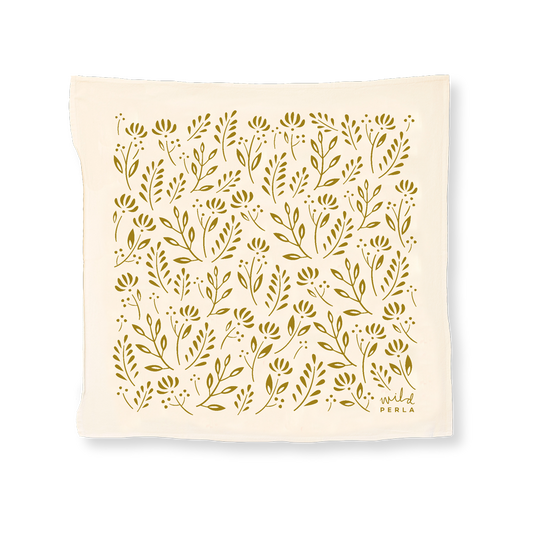 Mustard Gold Scandinavian Flour Sack Tea Towel