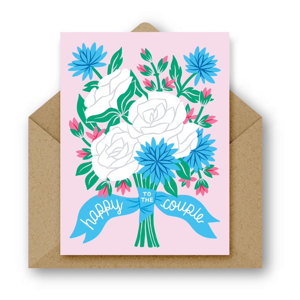 To The Happy Couple Greeting Card